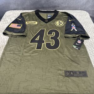 Troy Polamalu Nike OnField 43 Steelers Salute To Service Jersey Mens S Small